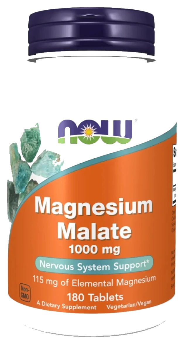 Magnesio Malato 1000mg 180comp NOW c