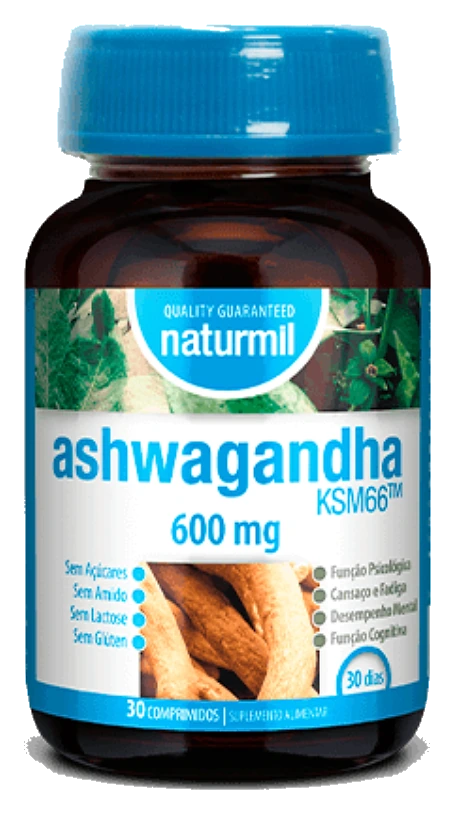 Ashwagandha KSM66 600mg 30comp Naturmil