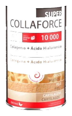 Super Collaforce 10.000 Morango 450g Lata Dietmed