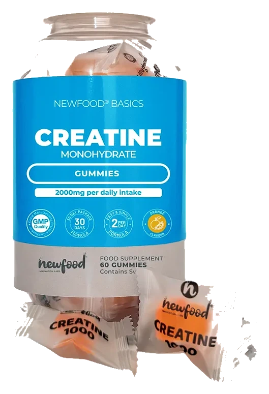 Creatina Monohidrata de 60 Gummies Newfood