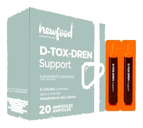D-TOX-Dren Support 20ampolas Newfood