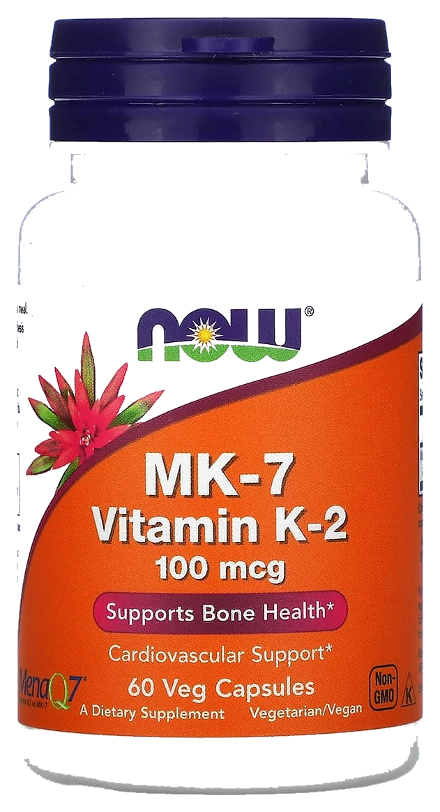 Vitamina K2 MK7 100mcg 60caps NOW c
