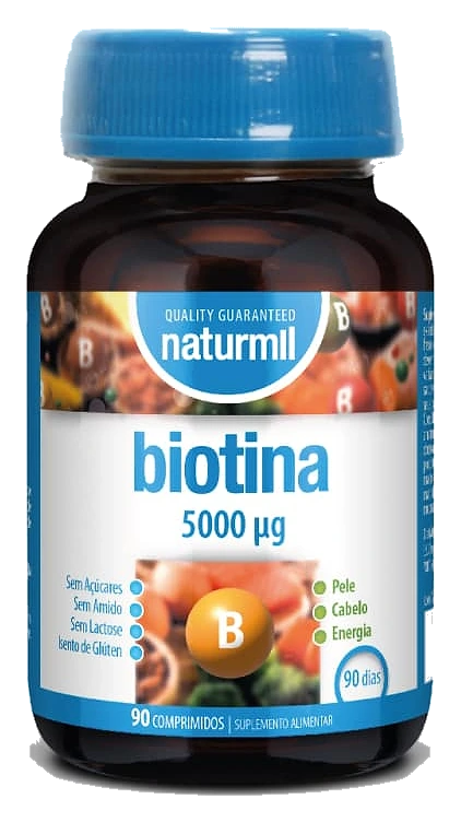 Biotina 5000mcg 90comp Naturmil
