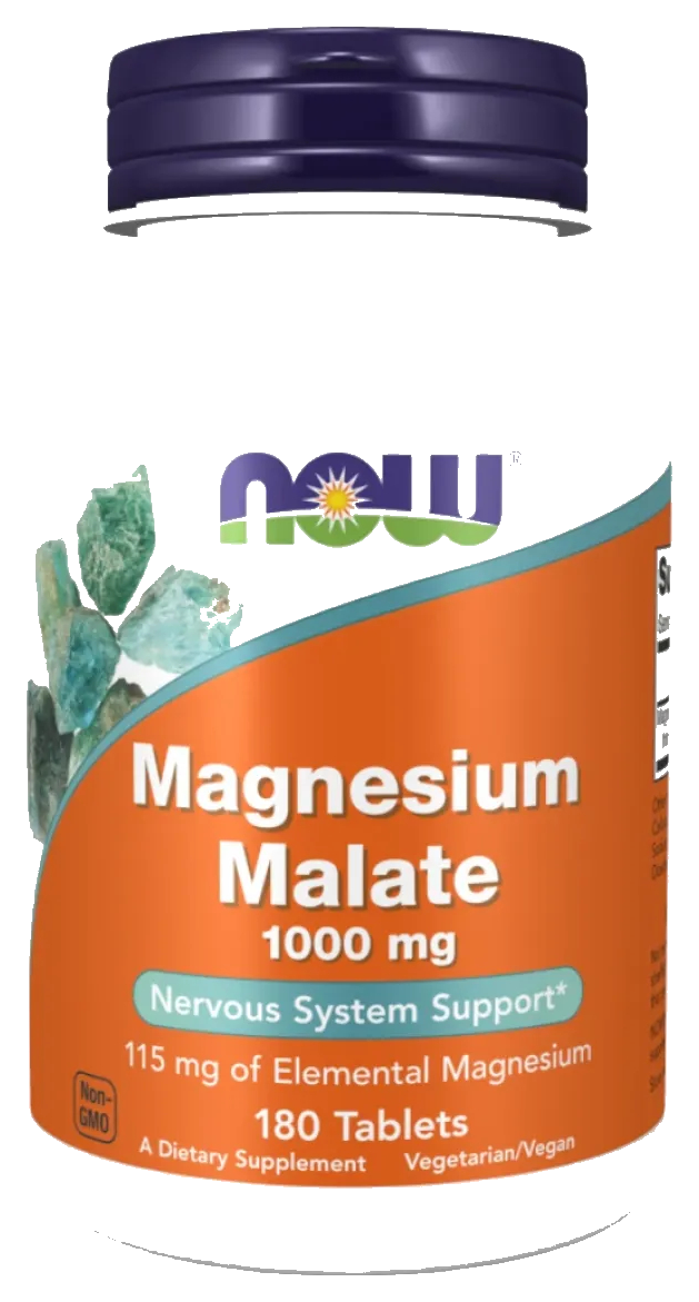 Magnesio Malato 1000mg 180comp NOW c