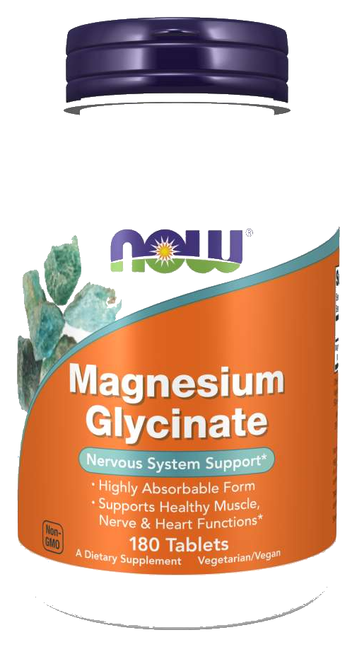 Magnesium Glycinate 2000mg 180caps NOW c