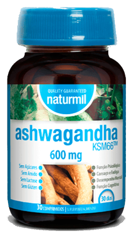 Ashwagandha KSM66 600mg 30comp Naturmil