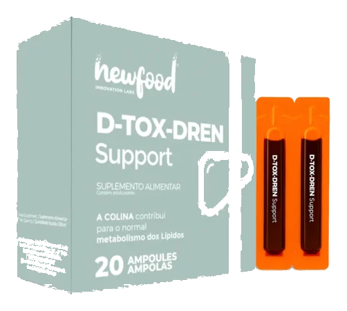 D-TOX-Dren Support 20ampolas Newfood