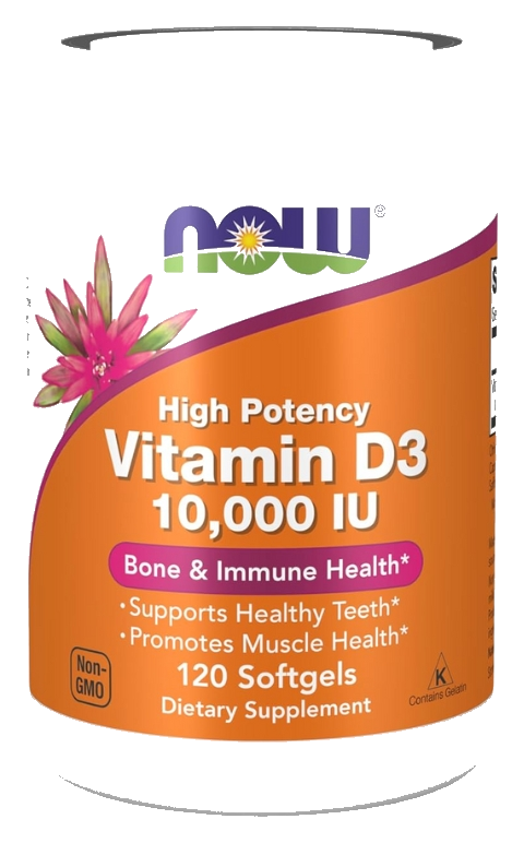 Vitamina D3 10.000ui 120caps NOW n c