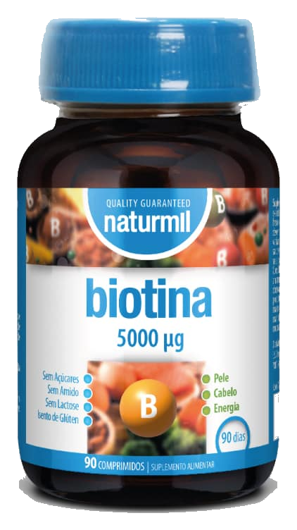 Biotina 5000mcg 90comp Naturmil