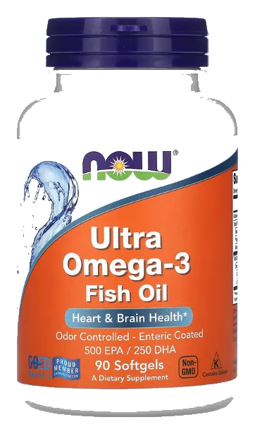 Ultra Omega 3 500EPA 250DHA 90caps NOW c